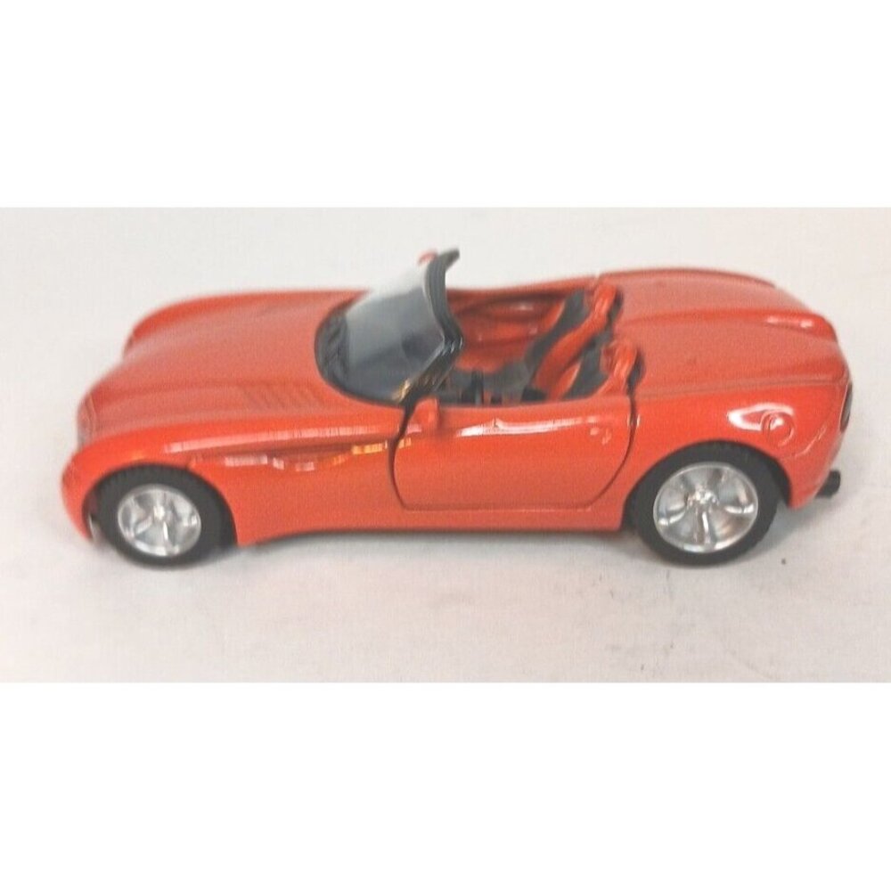 1997 New-Ray Dodge Concept Car Die Cast Car 1:32 Scale Doors Open Orange